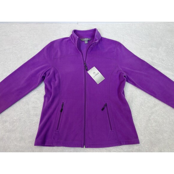 Gander Mountain Guide Series Fleece Purple Full Zip Ladies Jacket Medium Womens - Picture 1 of 5